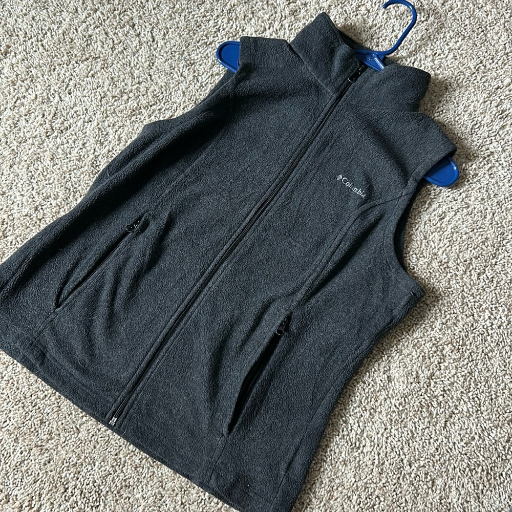 Fleece Columbia Vest | Size M | Grey